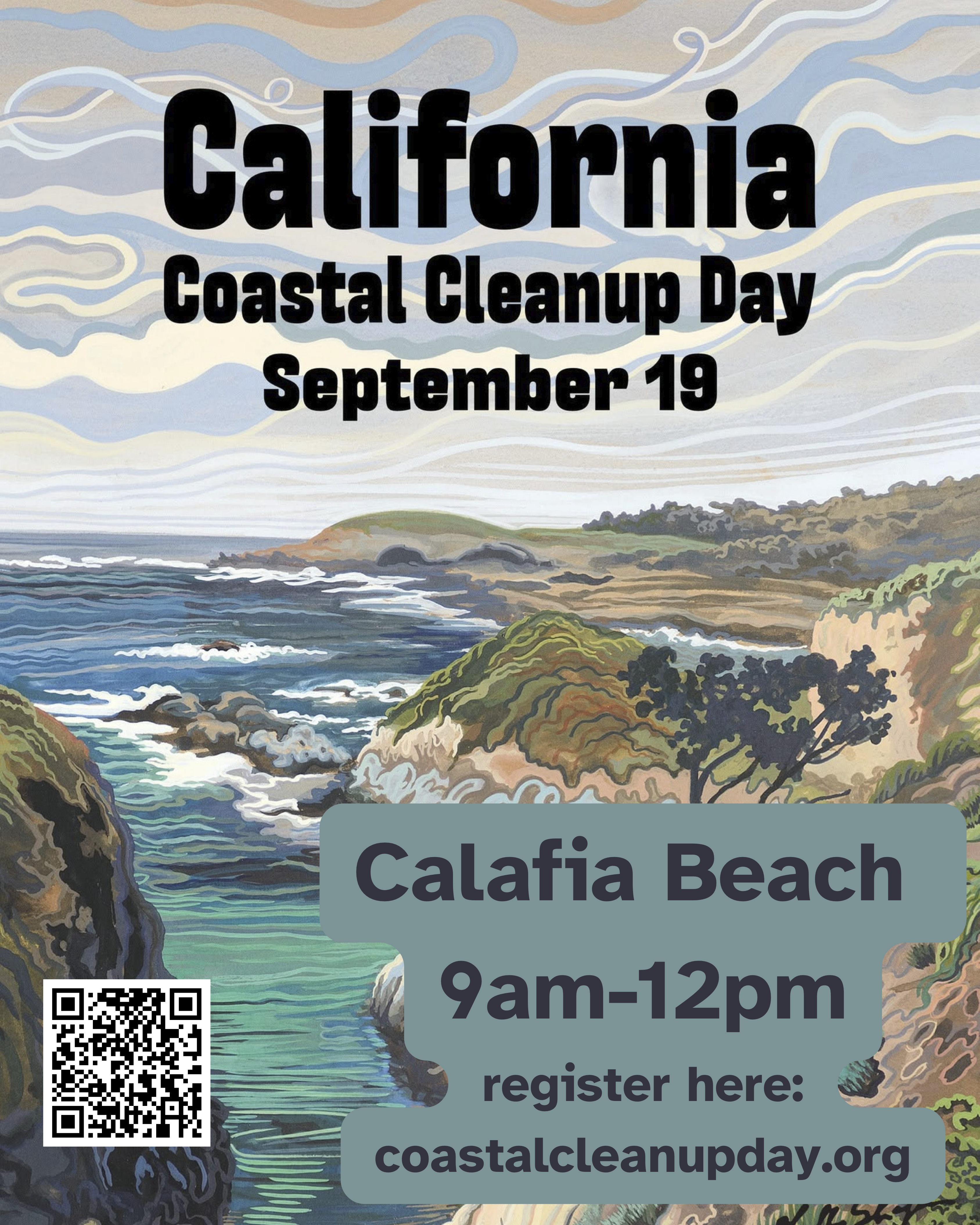 San Clemente State Beach Coastal Cleanup Day 2026 Flyer